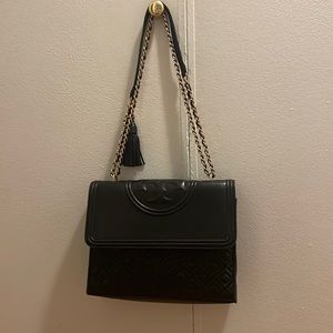 Tory Burch Black Fleming Bag